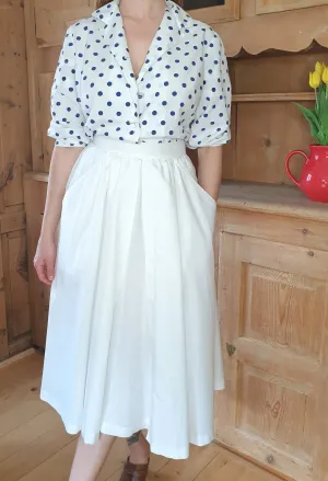 Vintage White Skirt