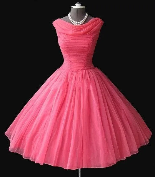 Watermelon Prom Dress 50s Prom Dress Vintage Prom Dress Ball Gown Prom Dress