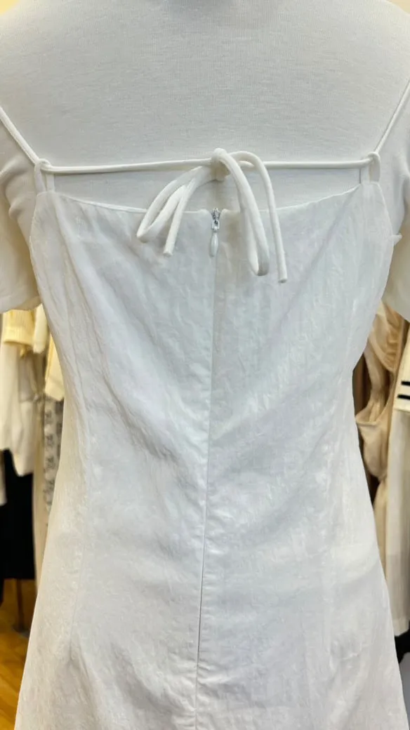 White camisole dress