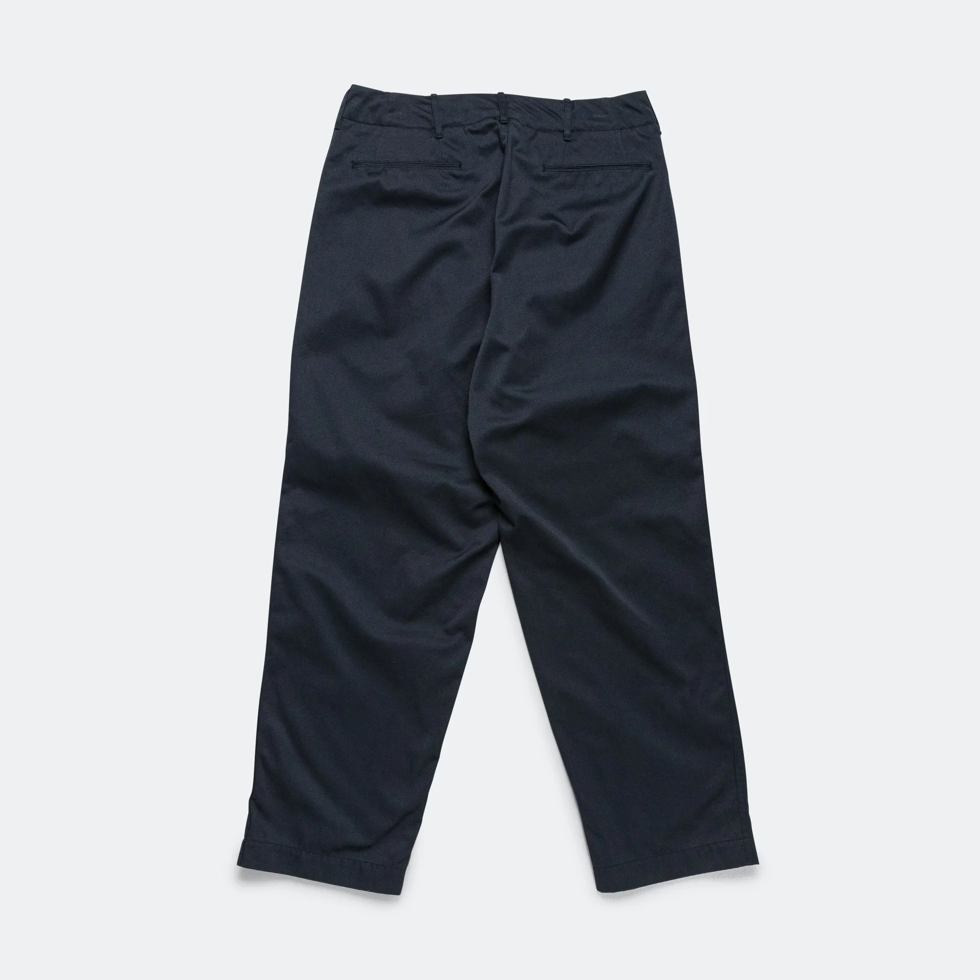 Wide Chino Pants - Navy