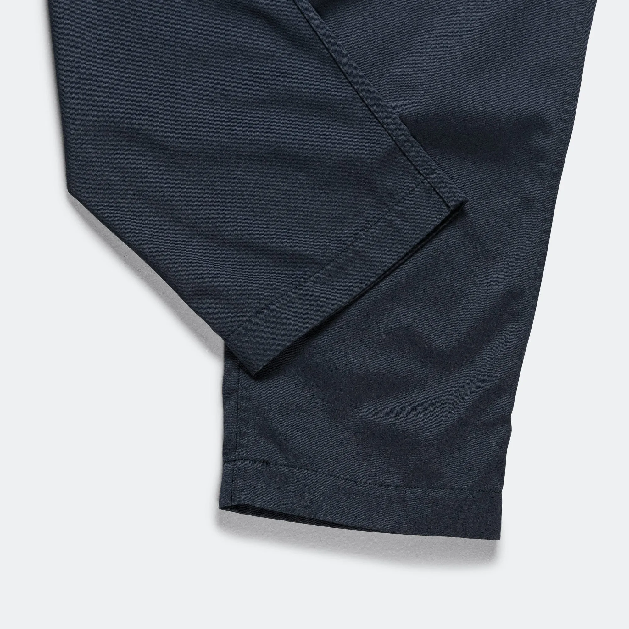 Wide Chino Pants - Navy