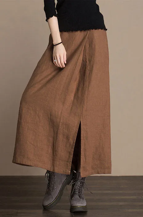 Wide waist pressure plait women  autumn  skirt j084-7