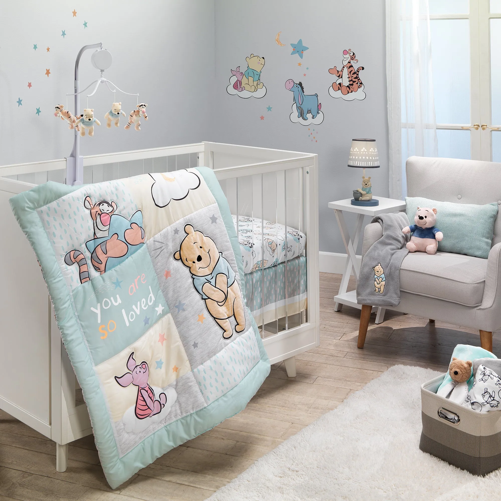 Winnie the Pooh Hugs 3-Piece Crib Bedding Set