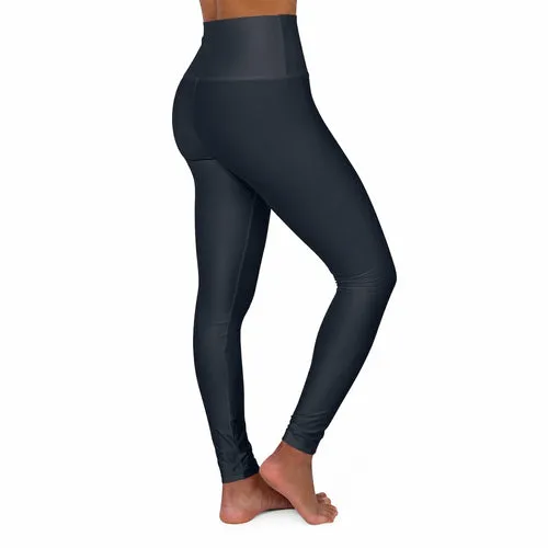 Womens High Waist Fitness Leggings / Yoga Pants - Dark Blue