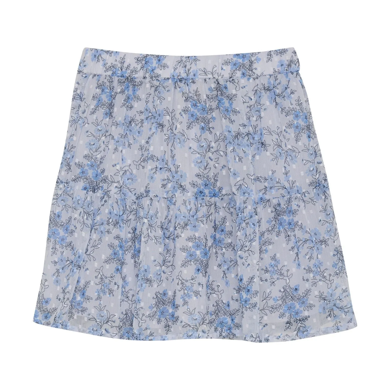 Xenon Blue Flower Skirt