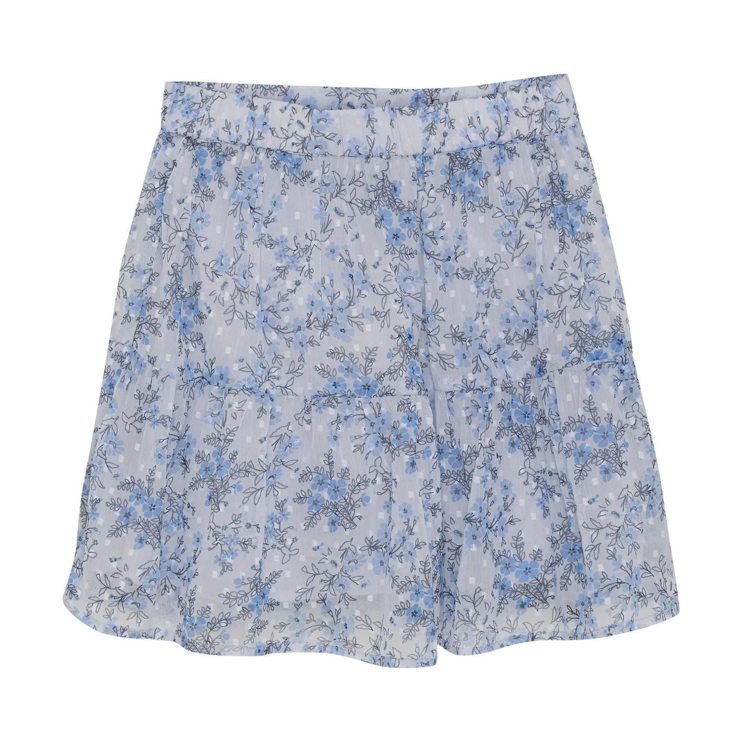 Xenon Blue Flower Skirt